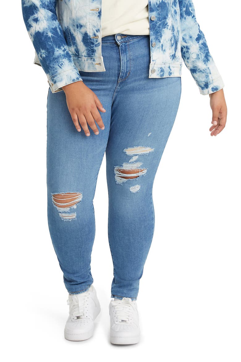 Levi's® 721™ High Waist Skinny Jeans, Main, color, TRIBECA KNOCKOUT PLUS