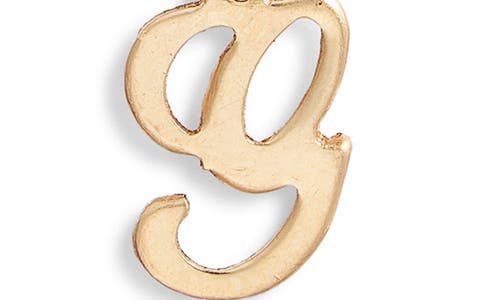 Set & Stones Gianna Initial Pendant Necklace In Gold/g
