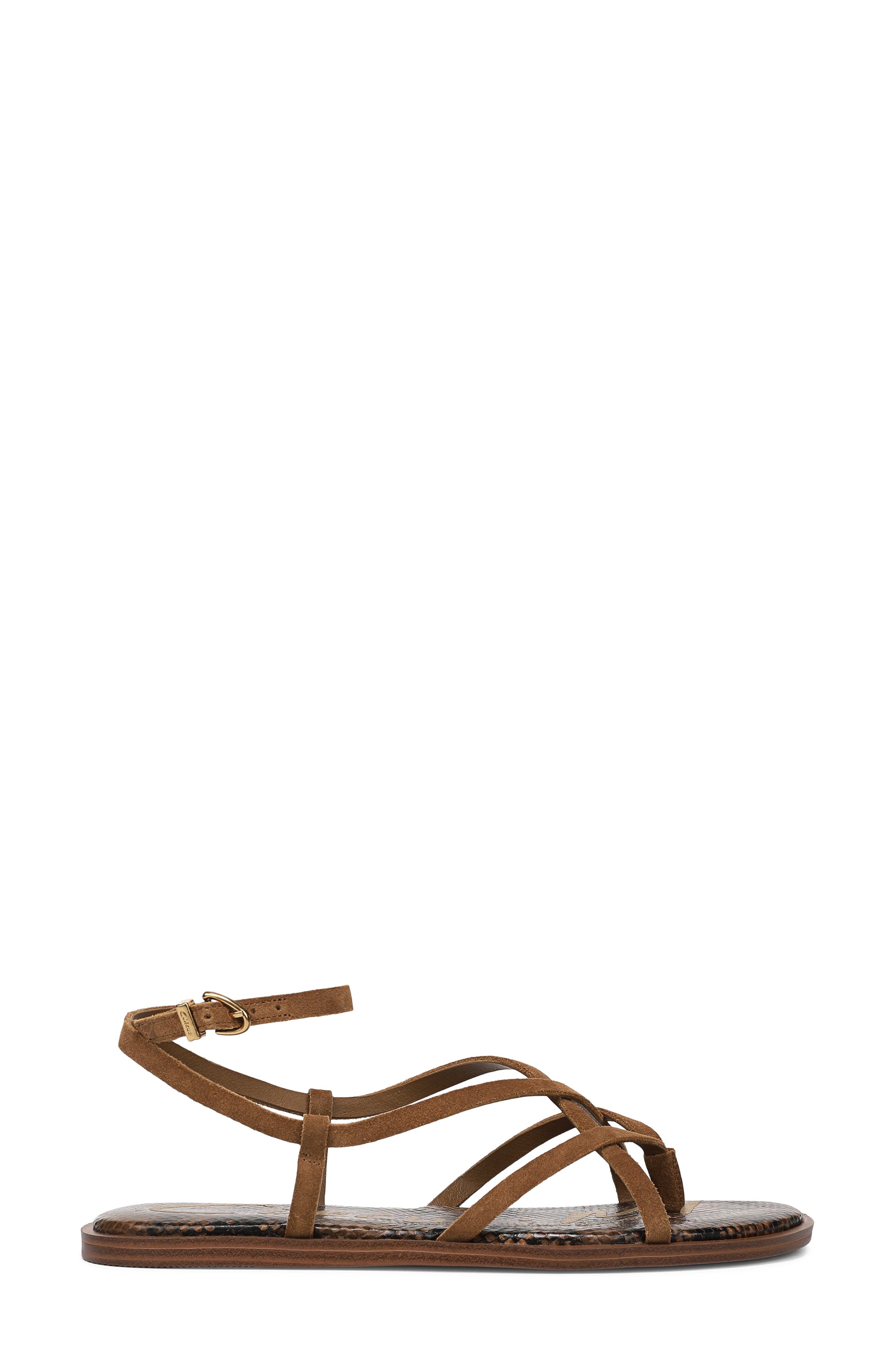 Dakota Ankle Strap Sandal, Alternate, color, SPICED NUTMEG