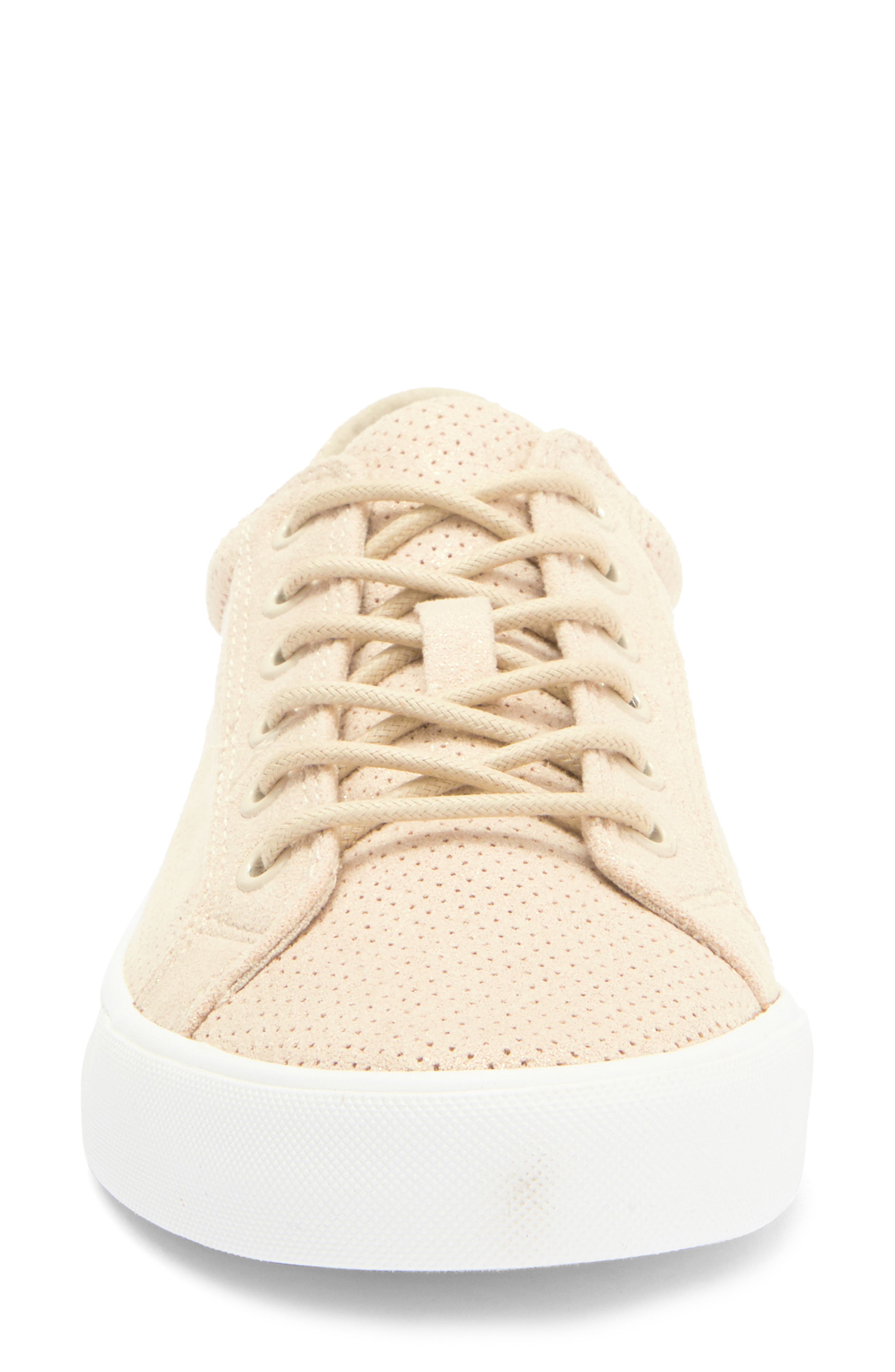 Mykos Vita Perforated Low Top Sneaker, Alternate, color, Gold Sand