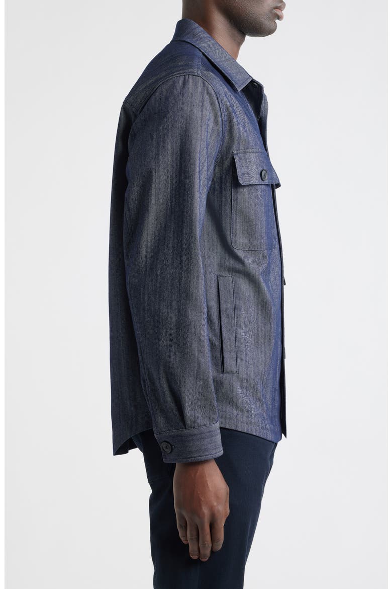 Carper Shirt Jacket, Alternate, color, DARK BLUE