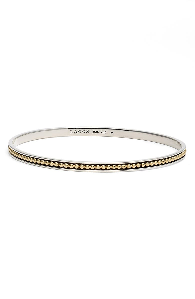 LAGOS 'Enso' Caviar Bangle, Main, color, 