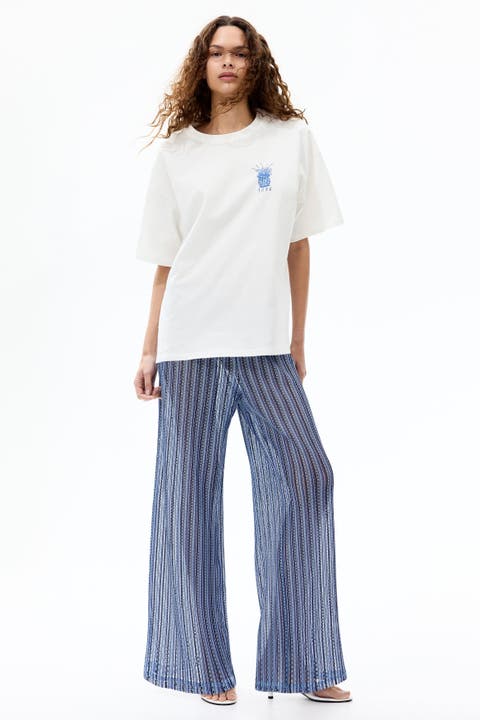 Oversized Print-motif T-shirt