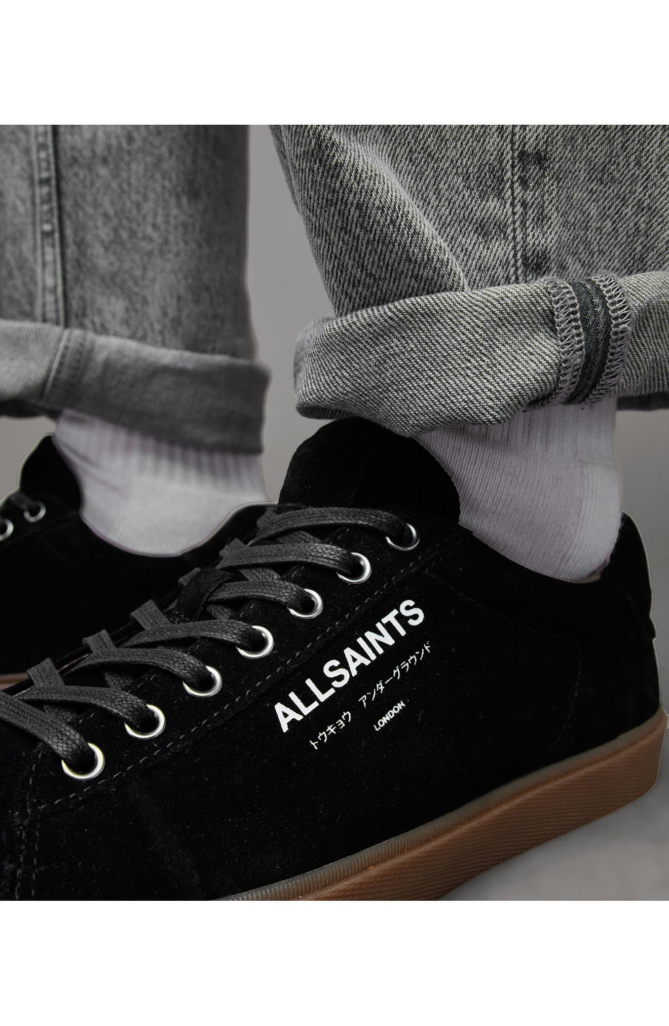 AllSaints Underground Low Top Sneaker, Alternate, color, 