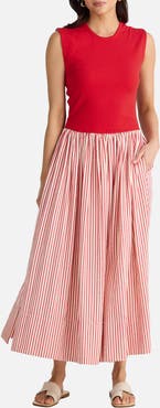 Brave+True Daphne Stripe Skirt Maxi Dress