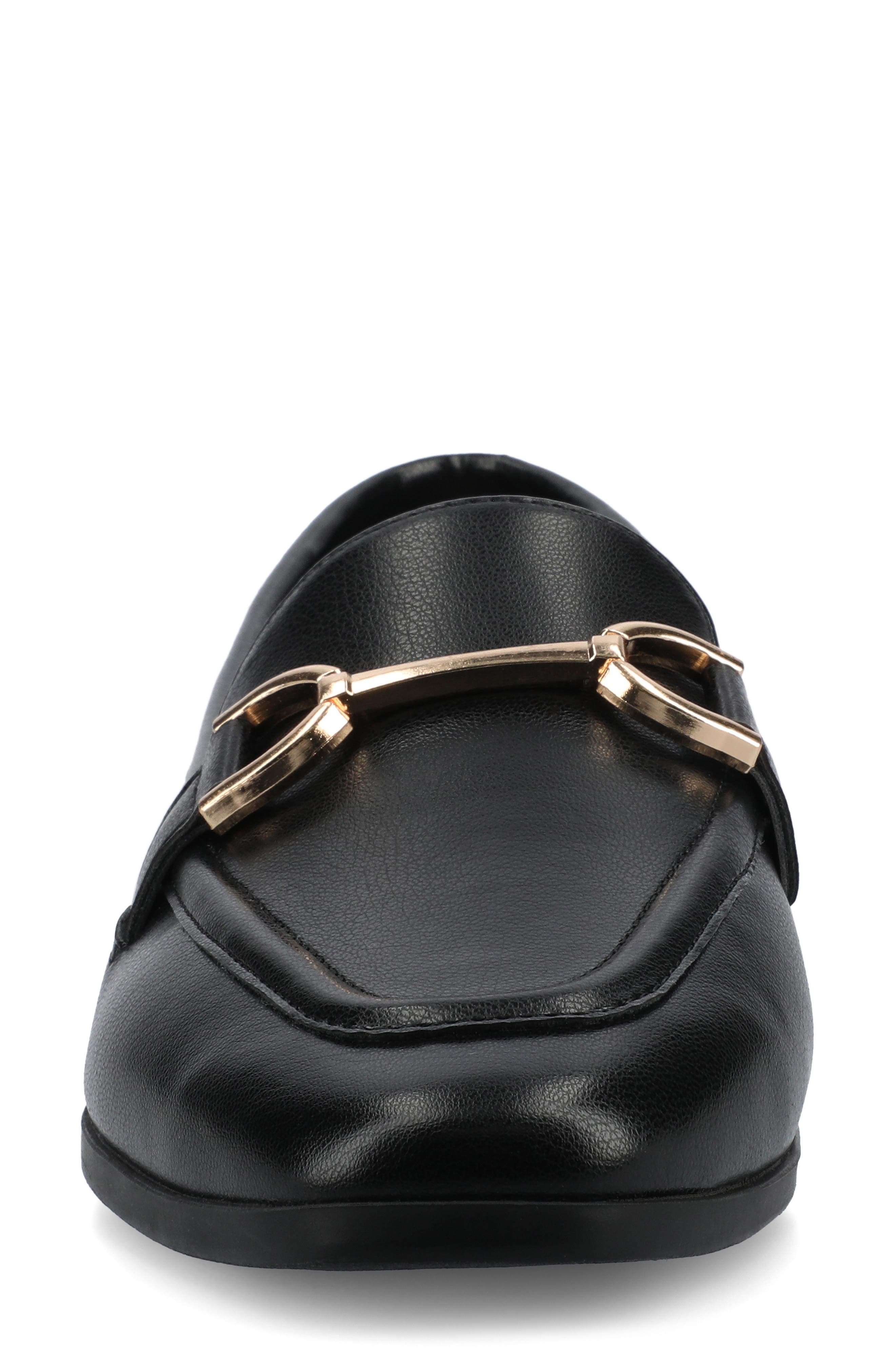 Journee Collection Mizza Bit Loafer, Alternate, color, Black