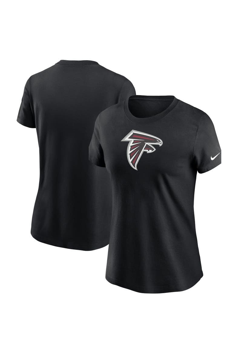 Women's Nike Black Atlanta Falcons Logo Essential T-Shirt, Main, color, Black