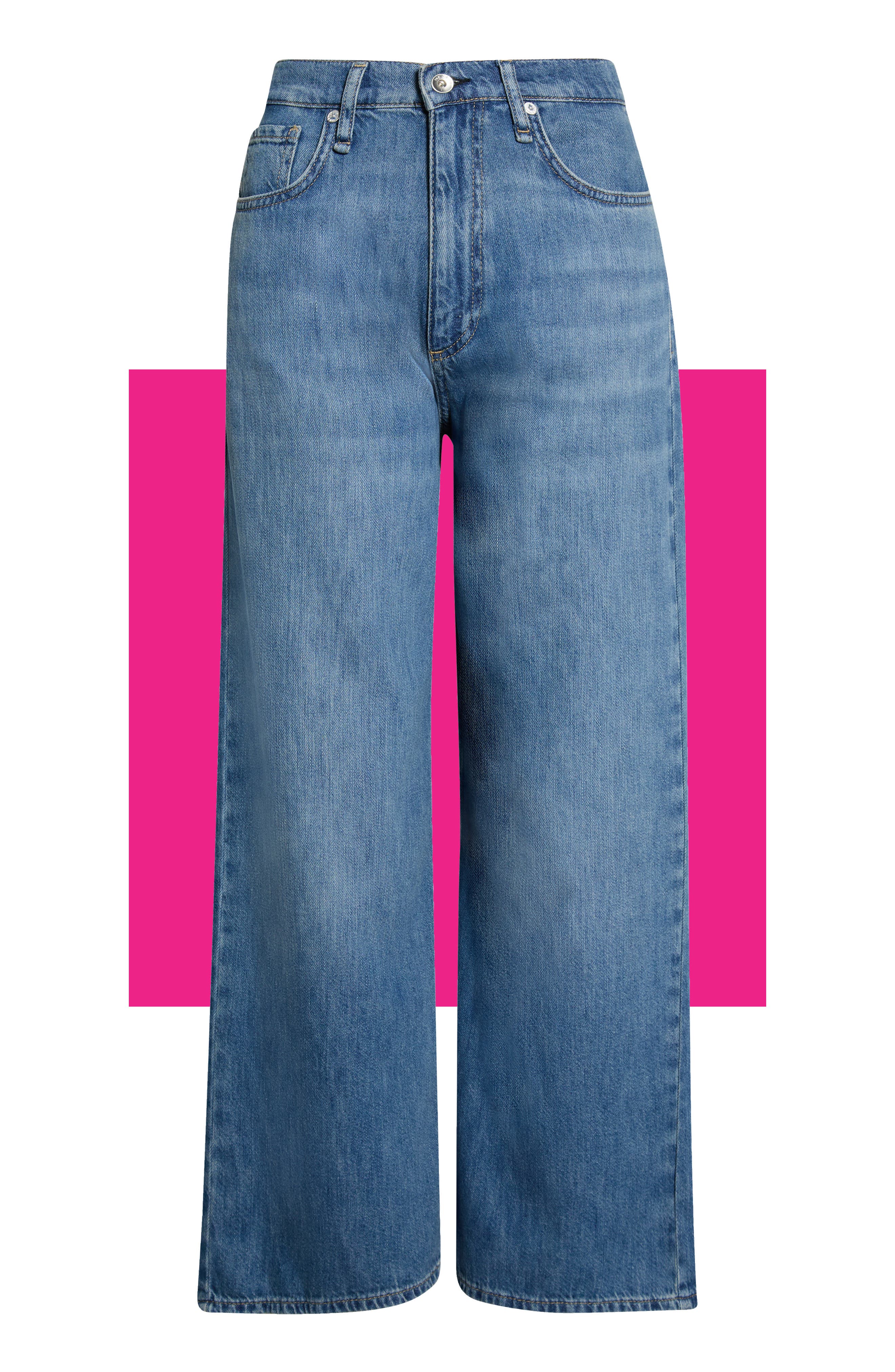 Annie Ankle Wide Leg Jeans