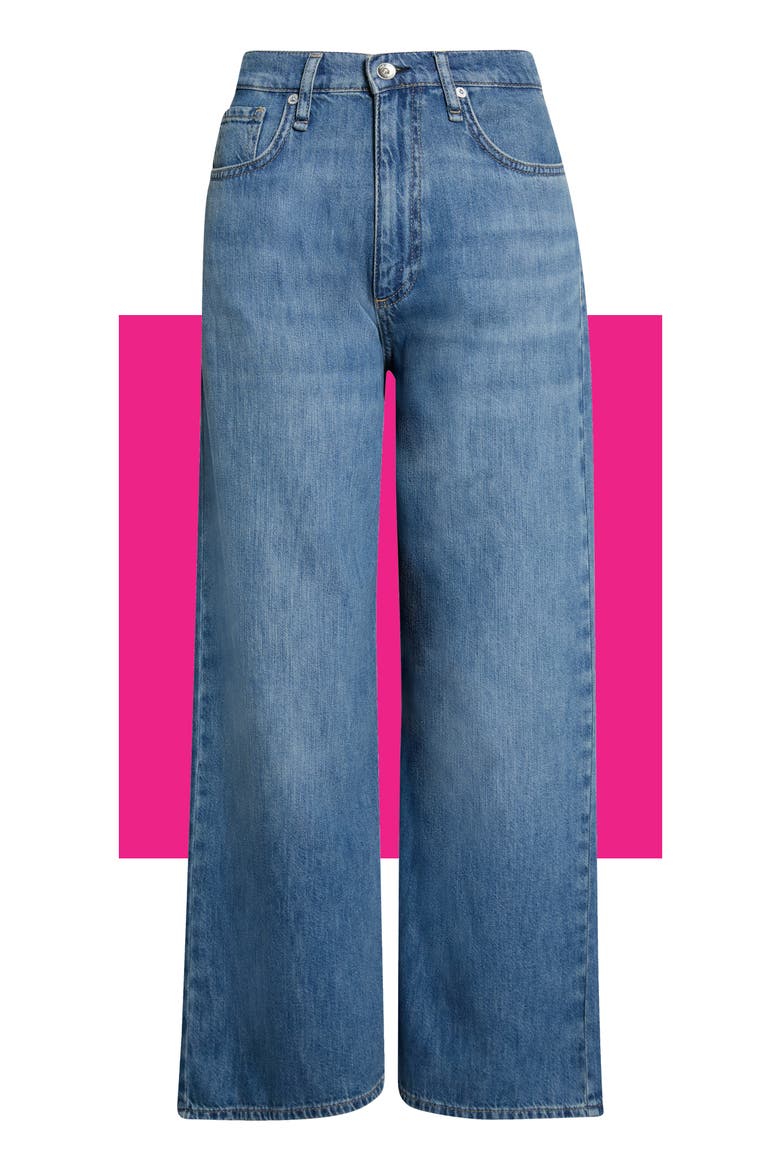 Annie Ankle Wide Leg Jeans, Main, color, COVINGTON