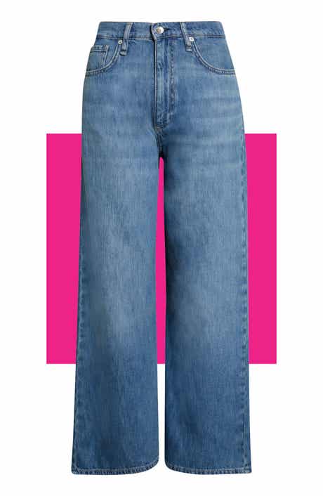 Annie Ankle Wide Leg Jeans