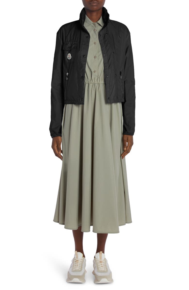 Moncler Lico Water Repellent Crop Jacket, Alternate, color,