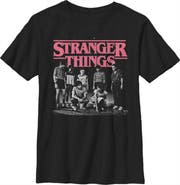 Stranger Things Boy's Stranger Things Title Logo Faded Graphic T-Shirt