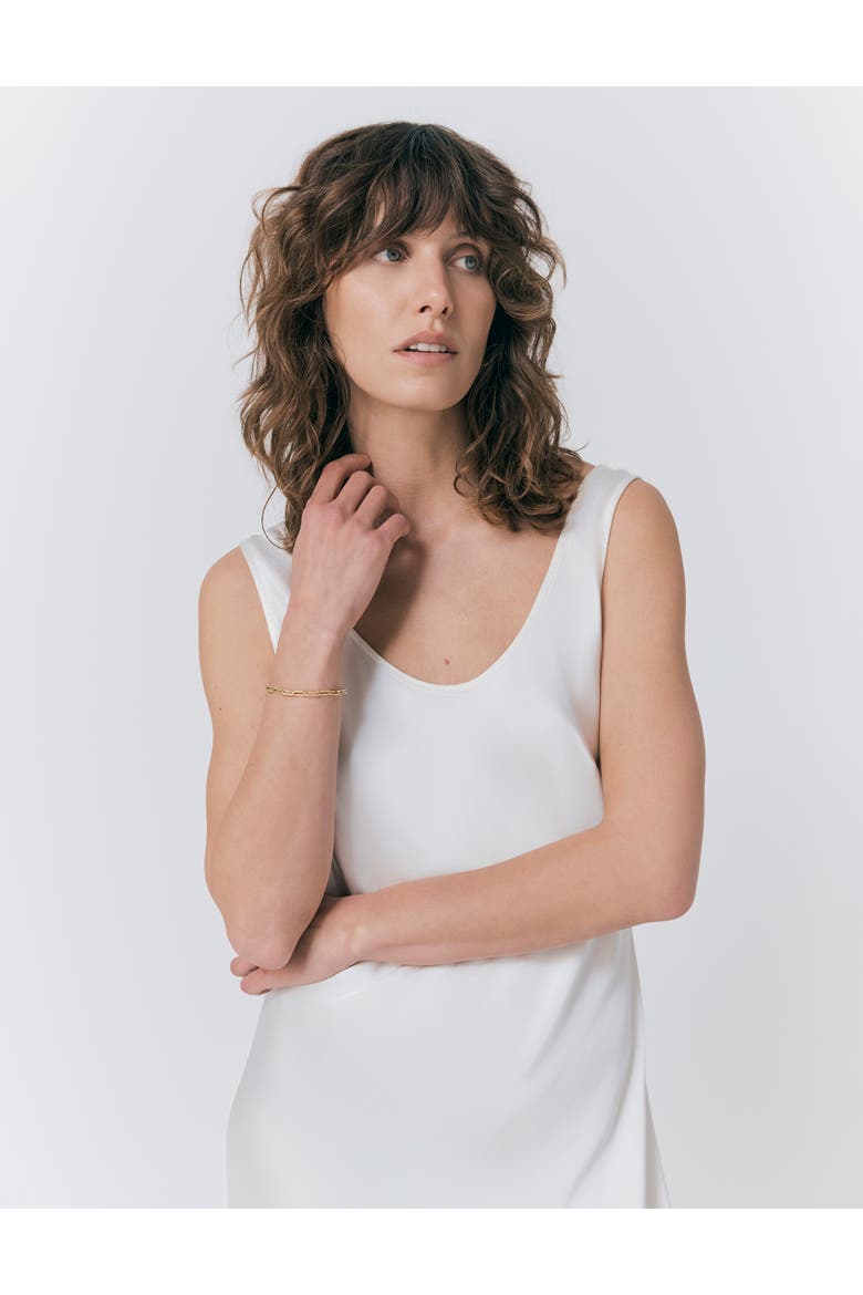 Palm Satin Midi Slip Dress, Alternate, color, Ivory