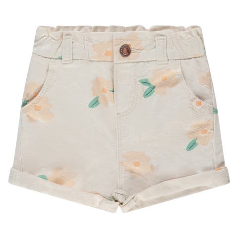 Paperbag Waist Floral Print Short Print (Baby)