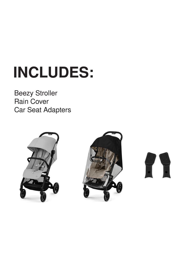 Beezy 2 Compact City Stroller, Alternate, color, FOG GREY