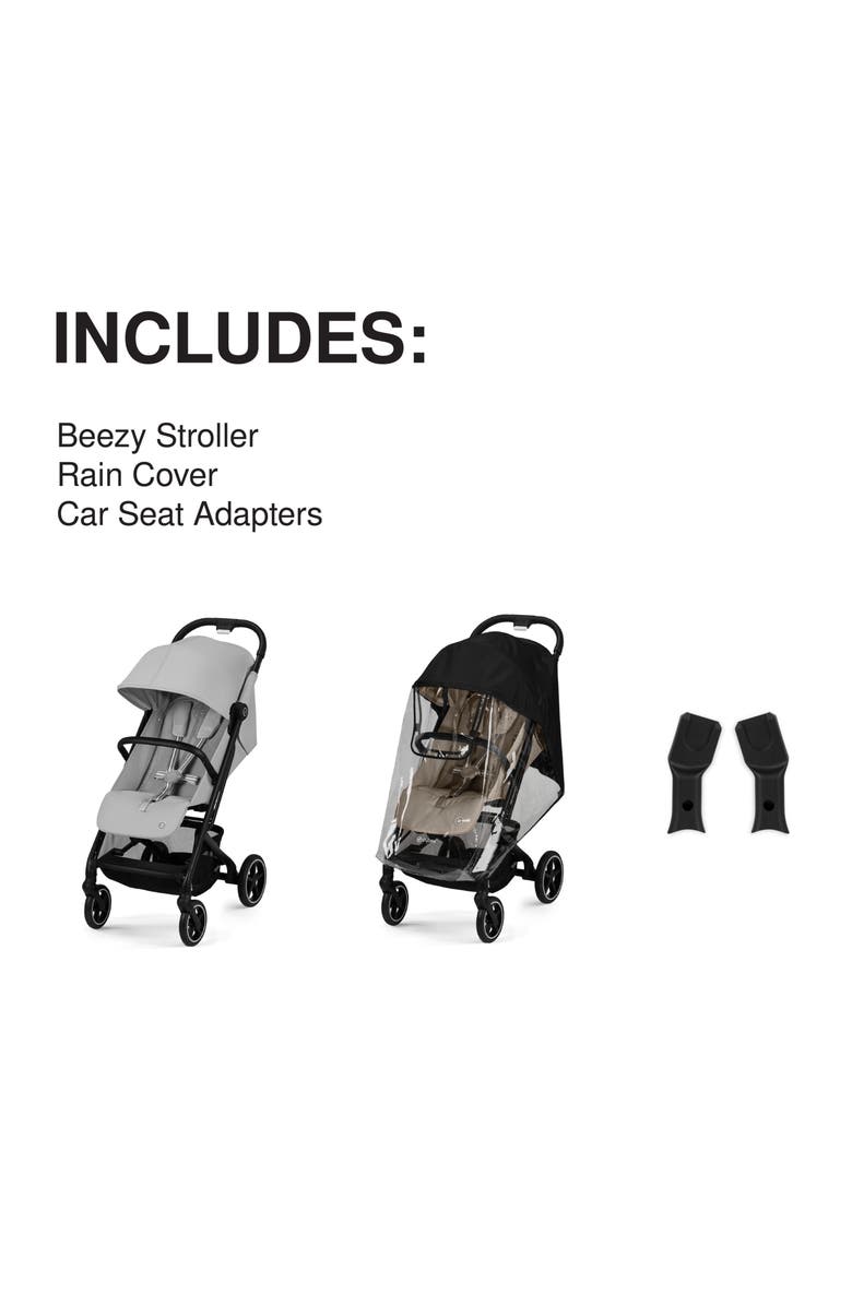 CYBEX Beezy 2 Compact City Stroller, Alternate, color, Fog Grey