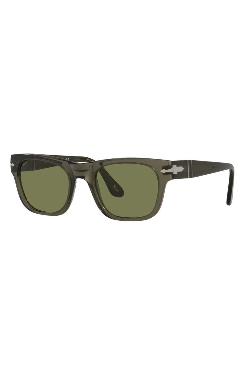 Persol 52mm Rectangle Sunglasses, Alternate, color, 