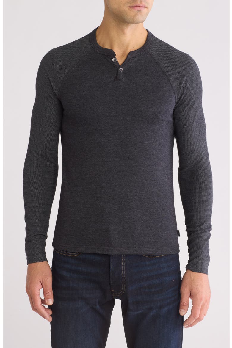 Mélange Crewneck Sweater, Main, color, JET BLACK