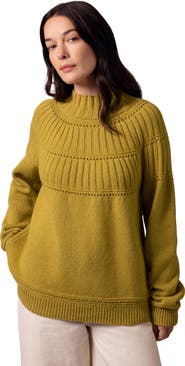 Celtic & Co. Textured Yoke Sweater