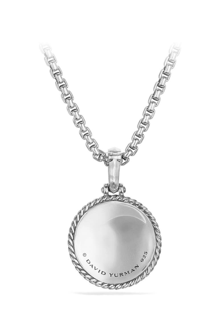 Om Diamond Amulet, Alternate, color, SILVER