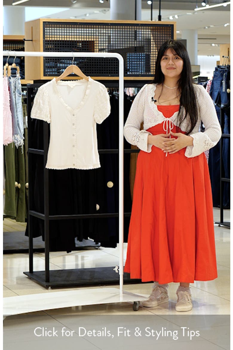 Rib Knit Short Sleeve Button-Up Shirt video
