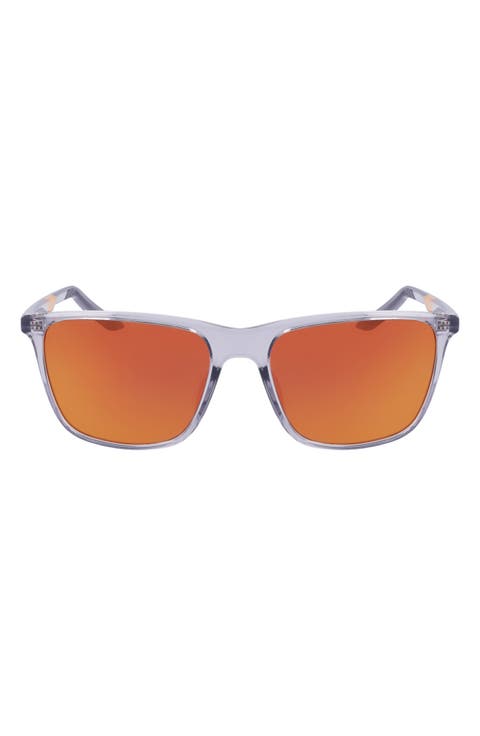 State 55mm Mirrored Square Sunglasses