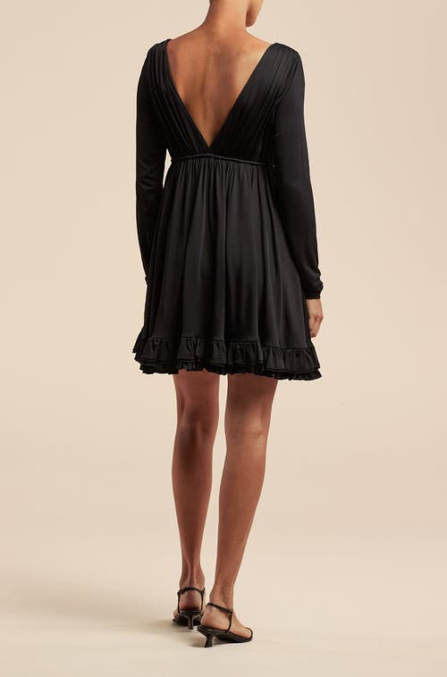 REBECCA TAYLOR REBECCA TAYLOR BABYDOLL LONG SLEEVE DRESS
