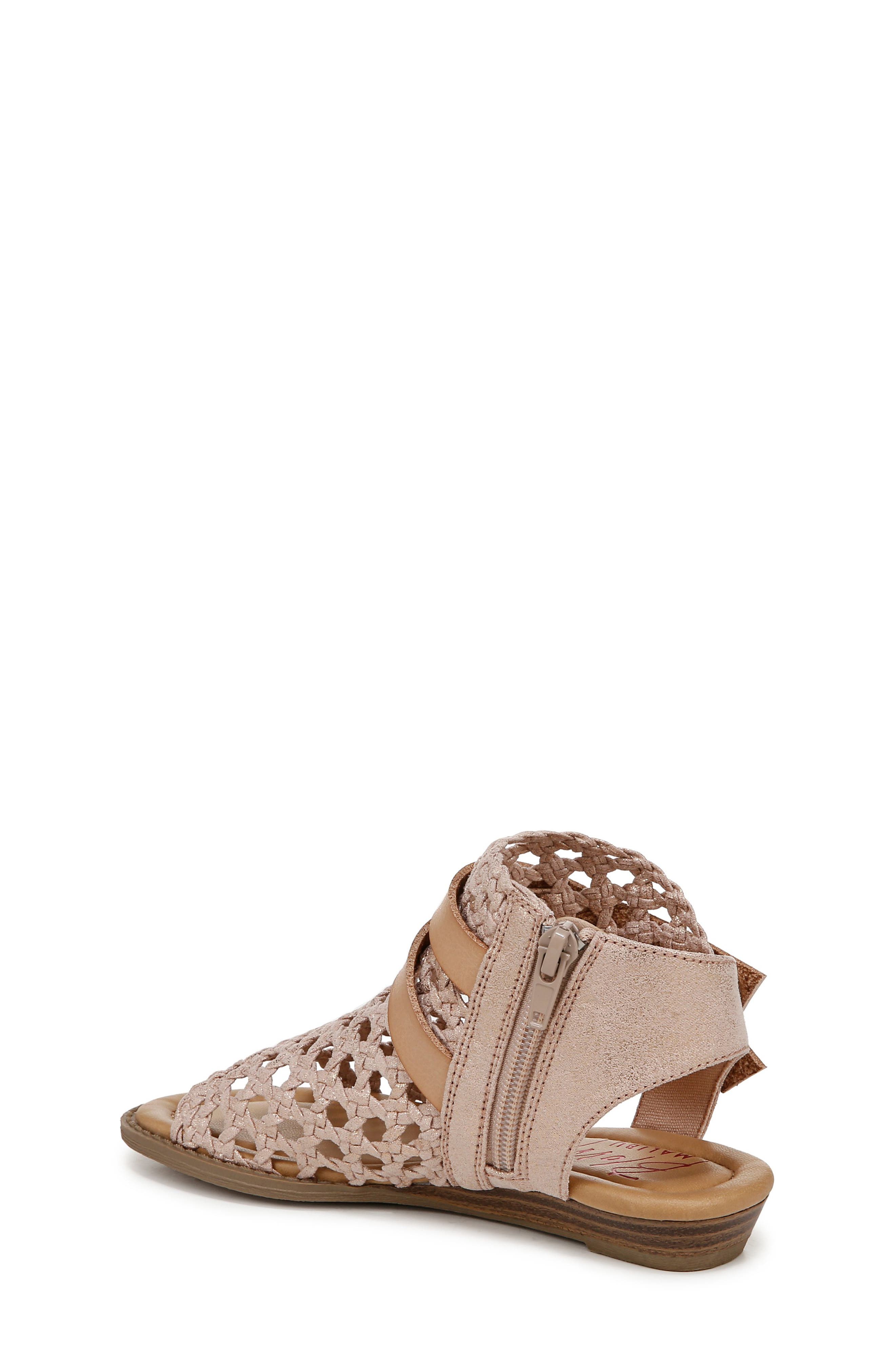 Blowfish Malibu Kids' Balla Woven Sandal, Alternate, color, White/ Blush