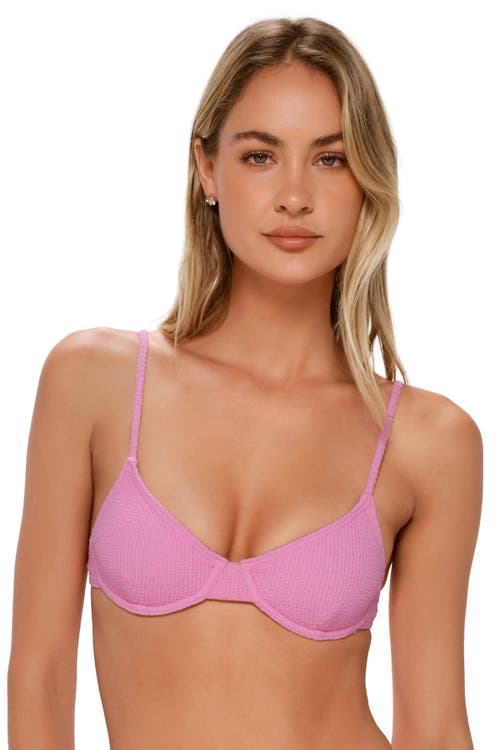 Swim Systems Jolene Underwire Bikini Swimsuit Top In Pink