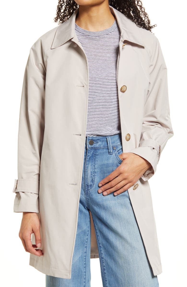 Via Spiga Trench Raincoat, Main, color, 