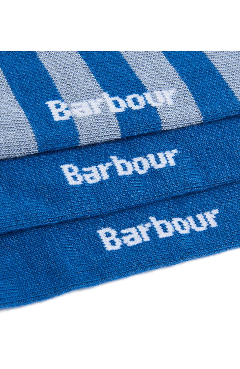 Barbour 3-Pack Beagle Dog Socks, Alternate, color, Blue Beagle