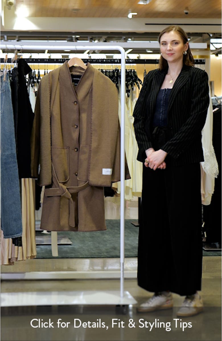 Whipstitched Soft Touch Coat, sales video thumbnail