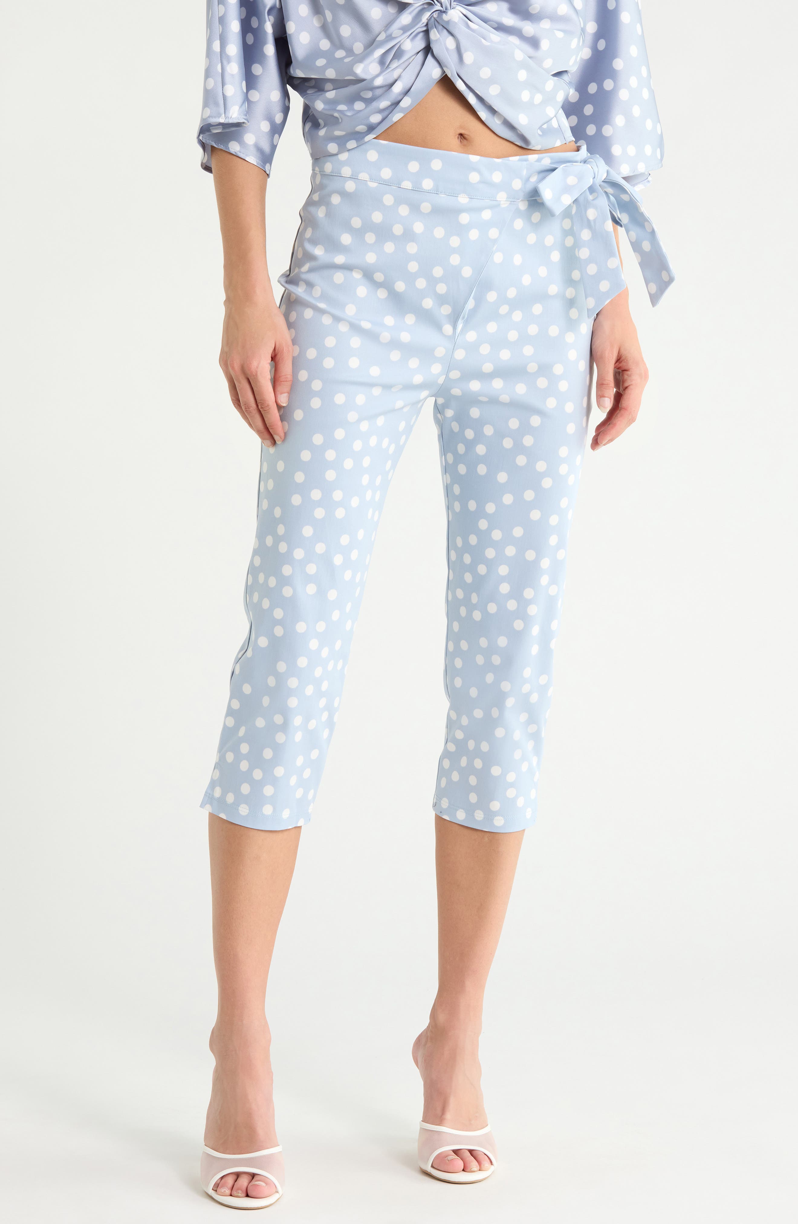 Polka Dot Capri Pants
