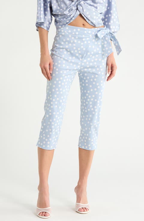 Polka Dot Capri Pants