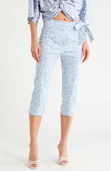 Polka Dot Capri Pants