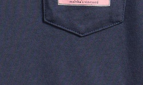 Vineyard Vines Kids' Ghost Pups Long Sleeve Cotton Graphic T-shirt In Blue