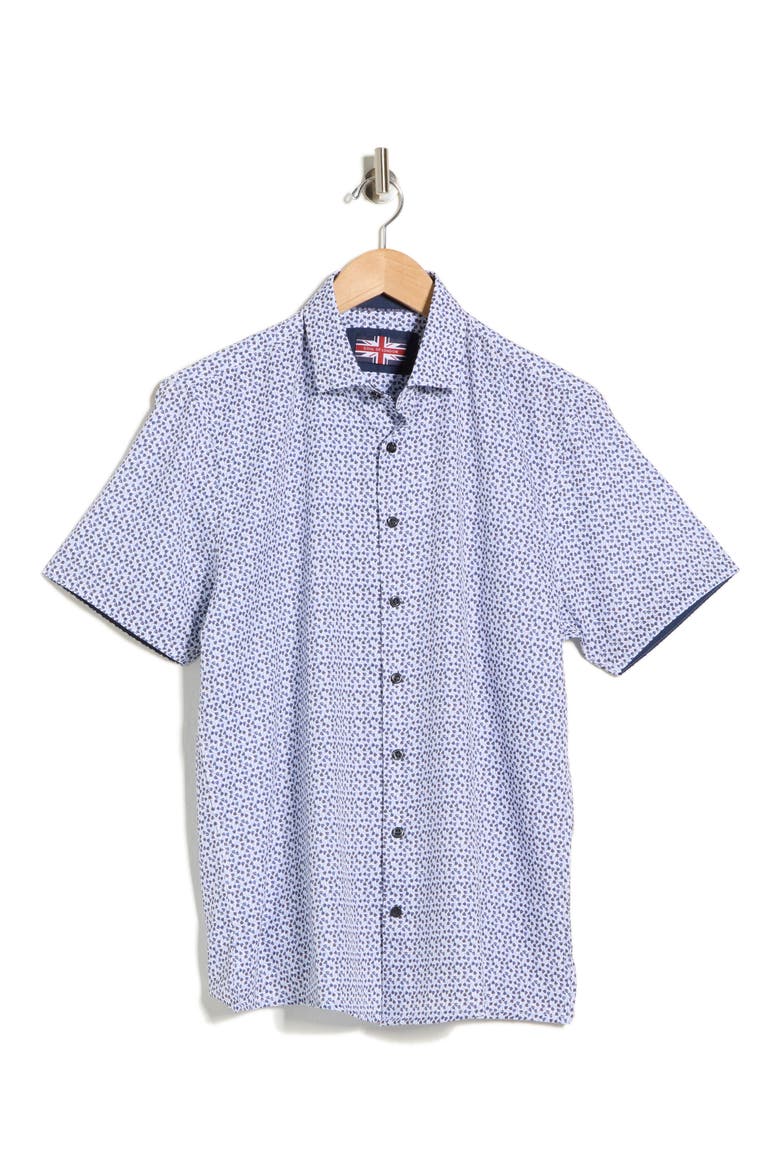 Microfiber Short Sleeve Sport Shirt, Alternate, color, WHITE/ BLANC