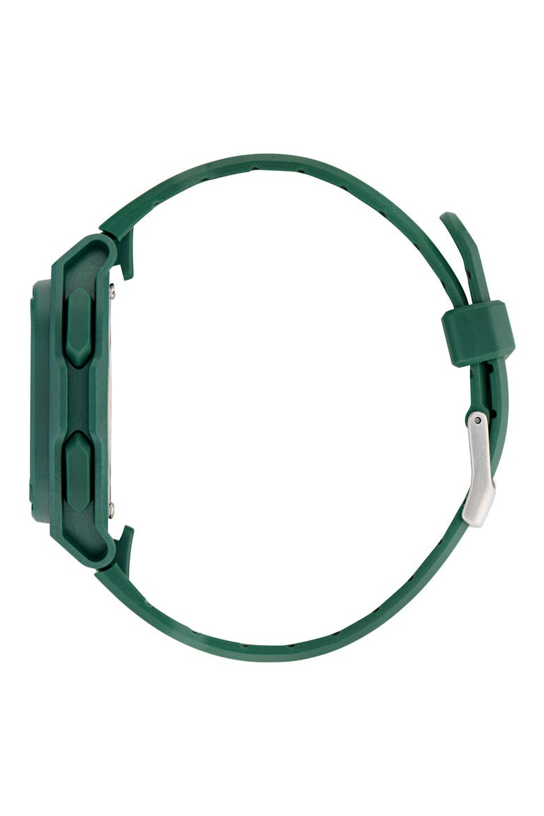 City Tech 4 Silicone Strap Watch, 42mm, Alternate, color, GREEN