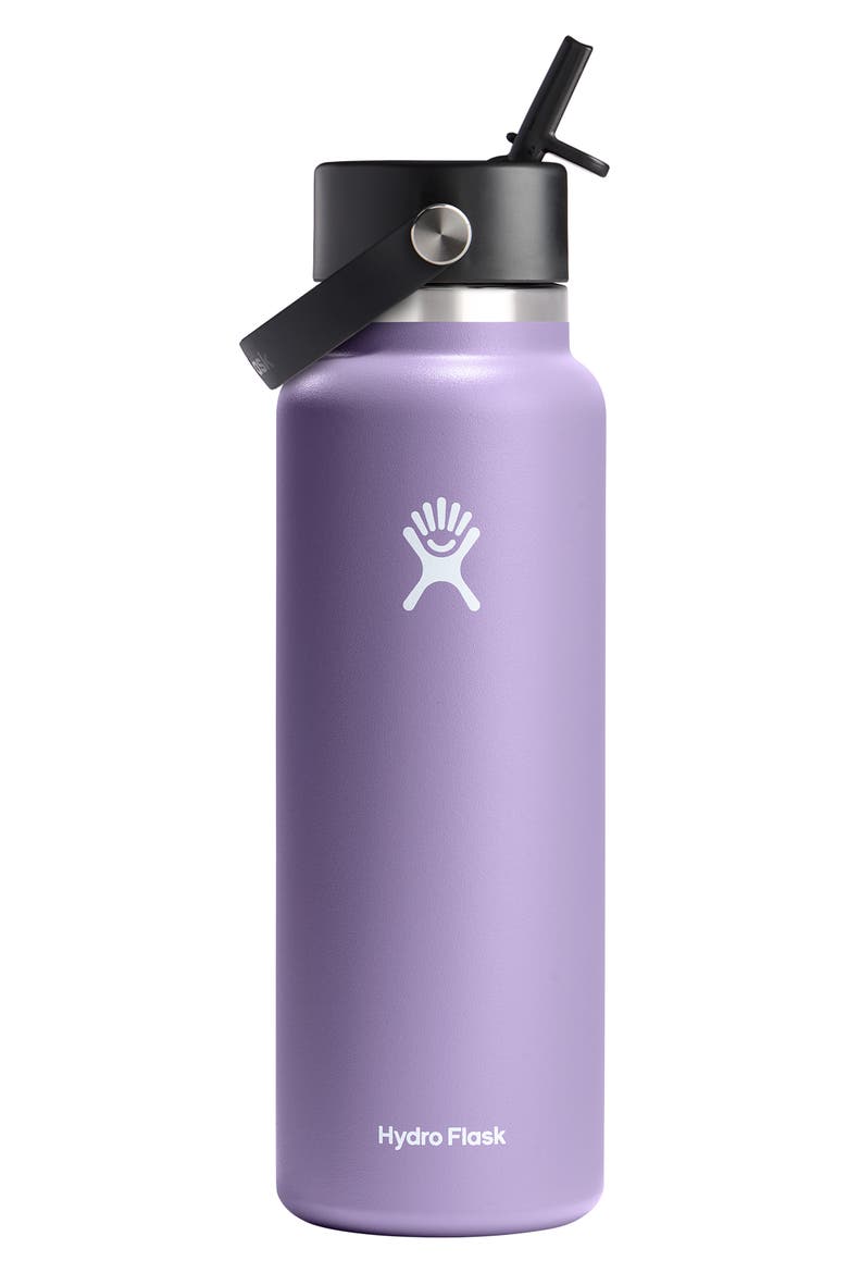 40-Ounce Wide Mouth Flex Straw Cap Bottle, Main, color, MOONSHADOW