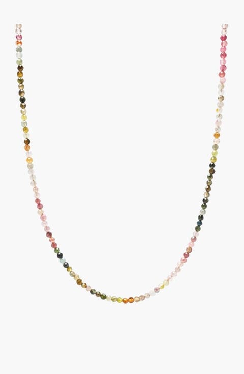 Faceted Tourmaline Bead Choker