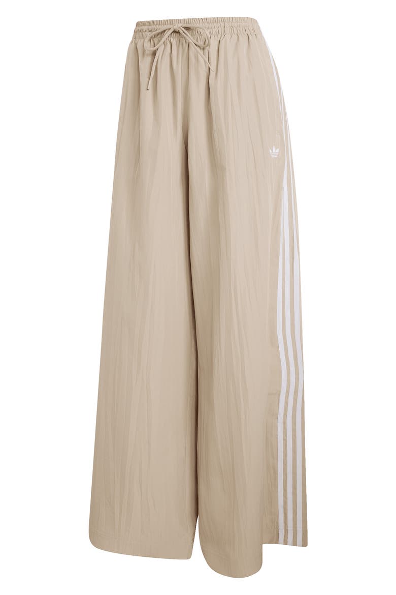 Firebird Wide Leg Track Pants, Alternate, color, KHAKI THREE/ WHITE