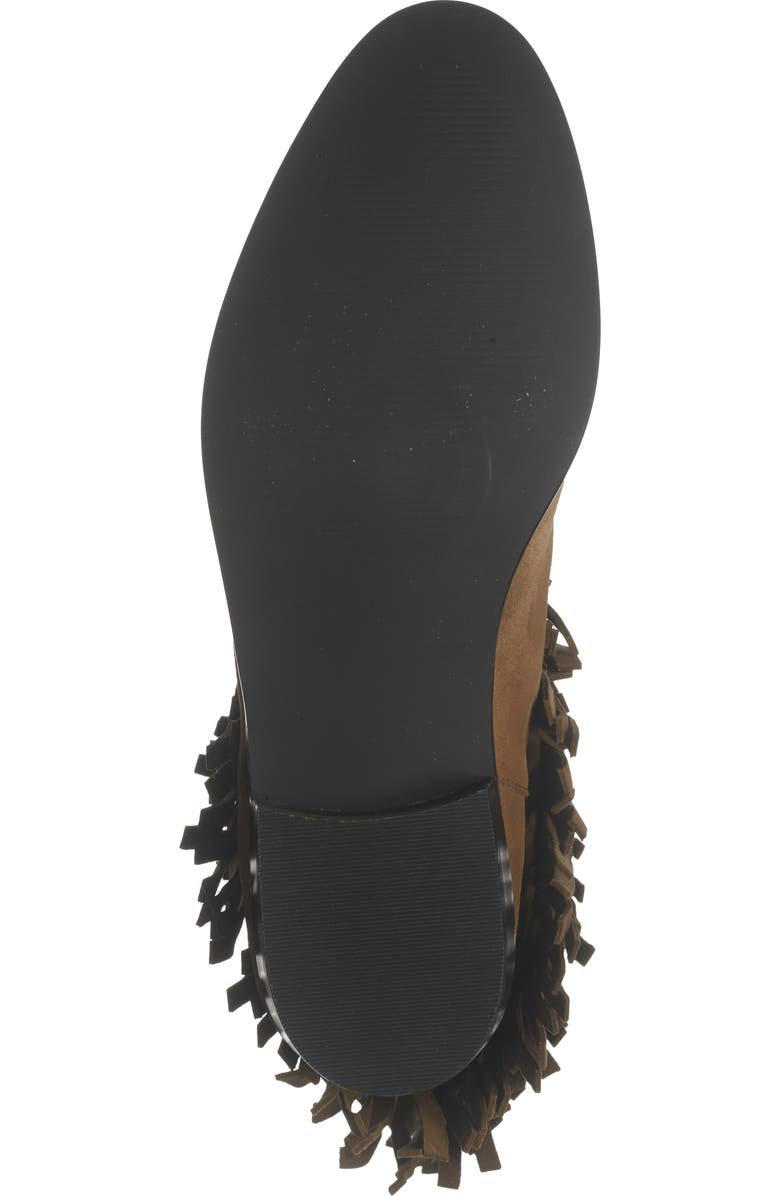 Steve Madden Spur Fringe Boot, Alternate, color, Taupe Suede