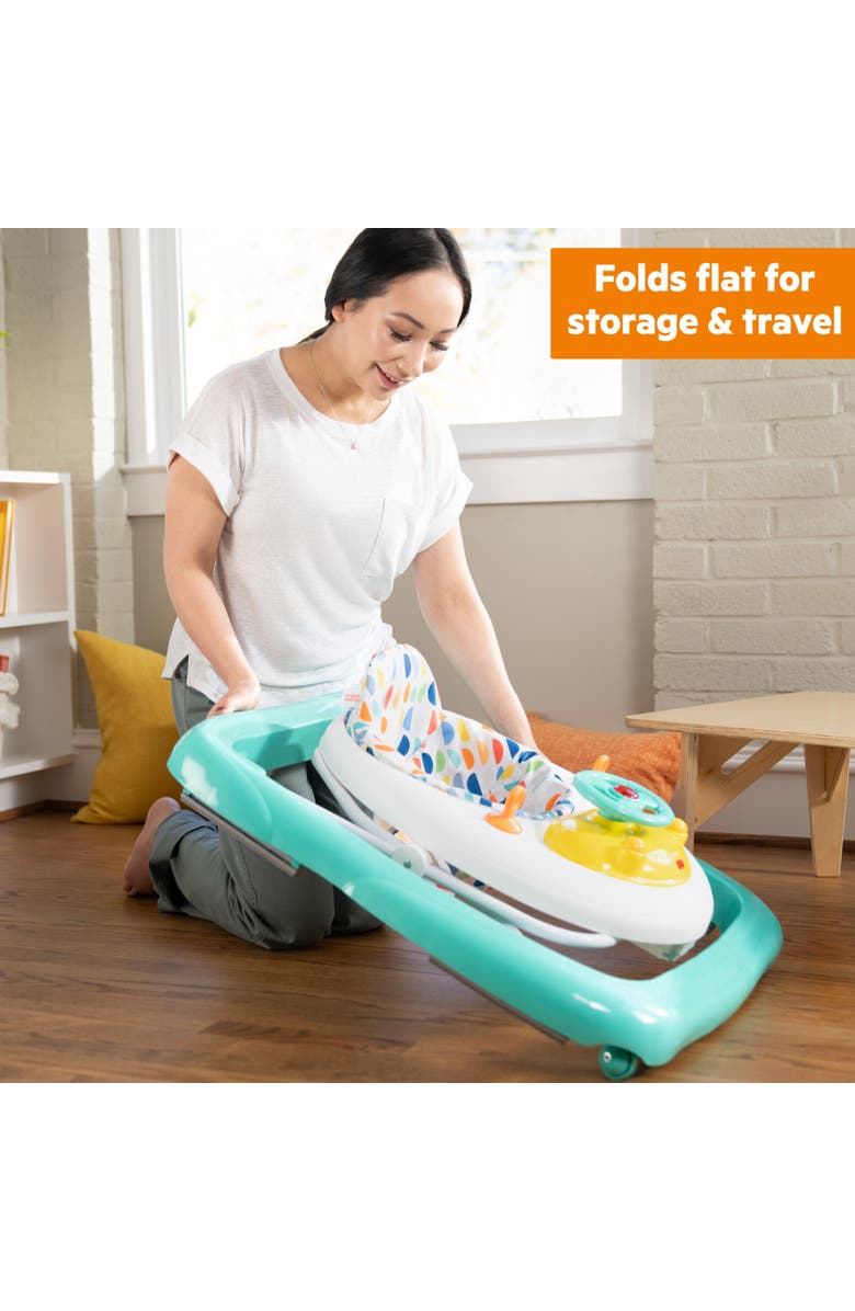 BRIGHT STARTS Ready to Roll Lights & Sounds Walker, Alternate, color, Turquoise