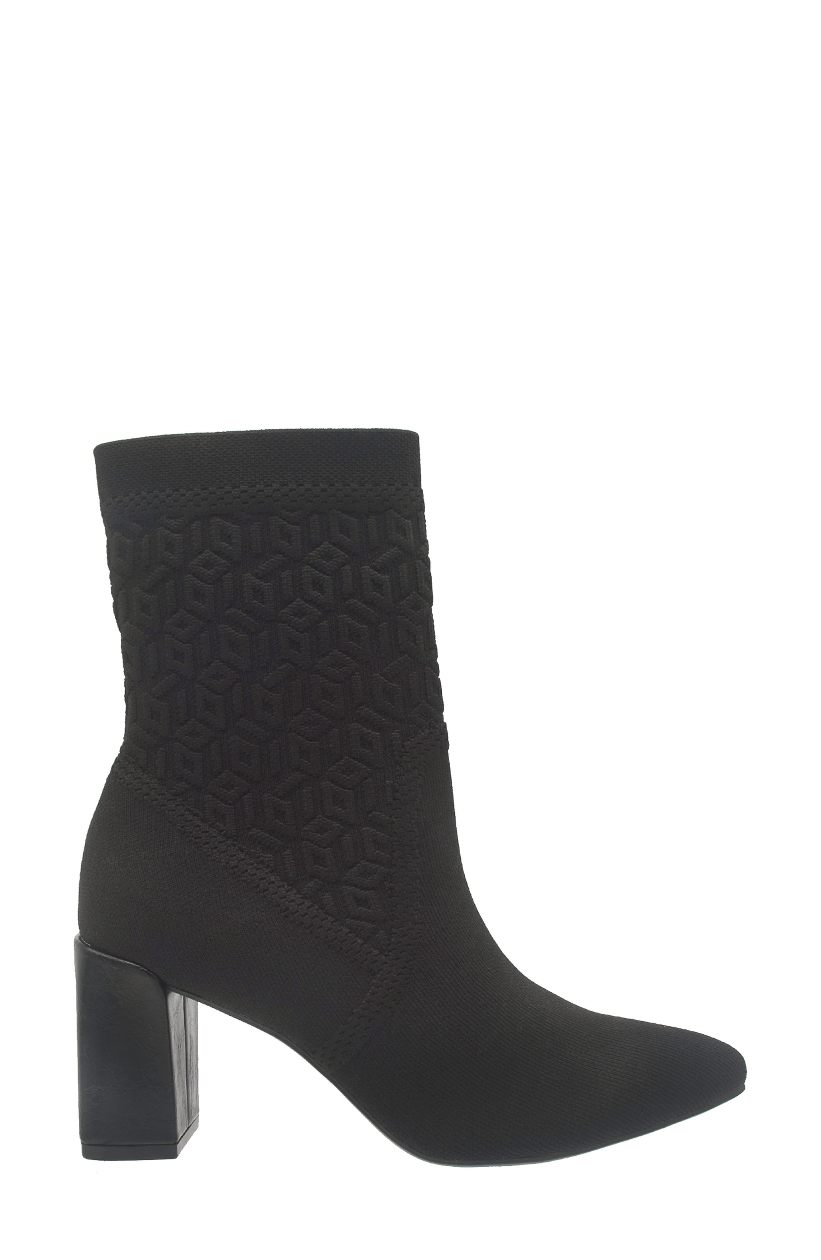 Impo Vartly Block Heel Sock Bootie, Alternate, color, 