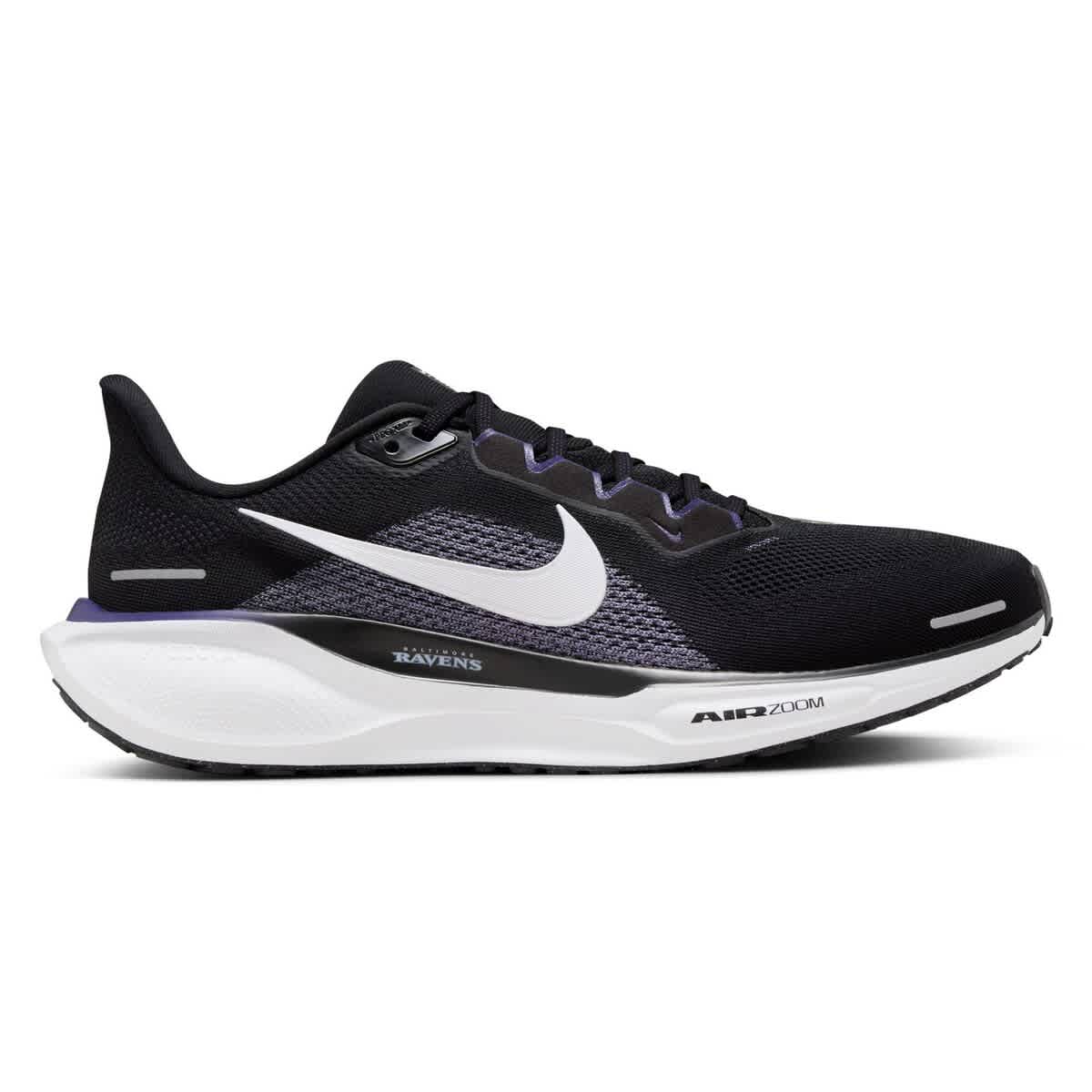 Nike Unisex Nike Black Baltimore Ravens Zoom Pegasus 41 Running Shoes, Alternate, color, 