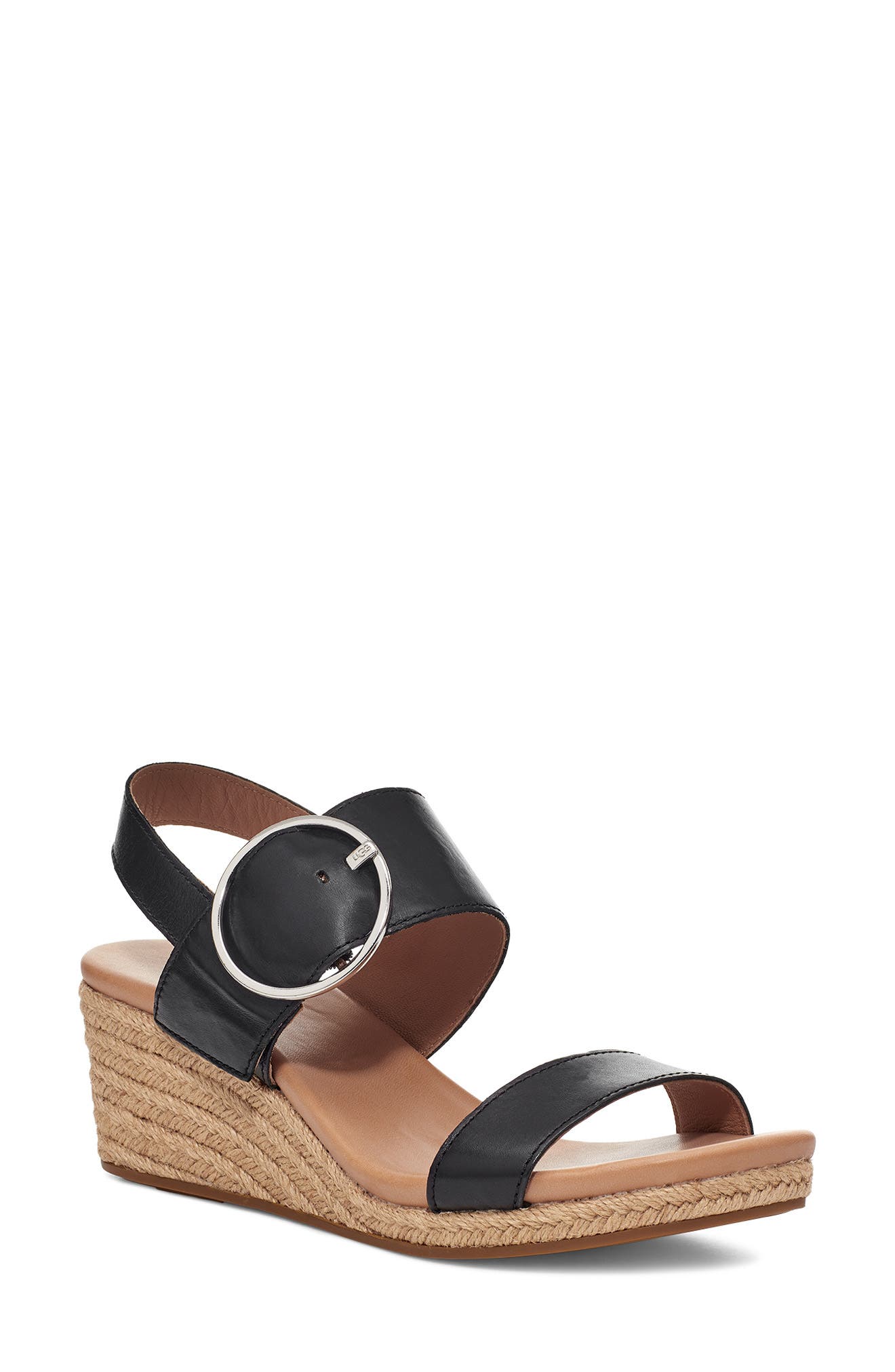 UGG<sup>®</sup> Navee Espadrille Wedge Sandal, Main, color, 
