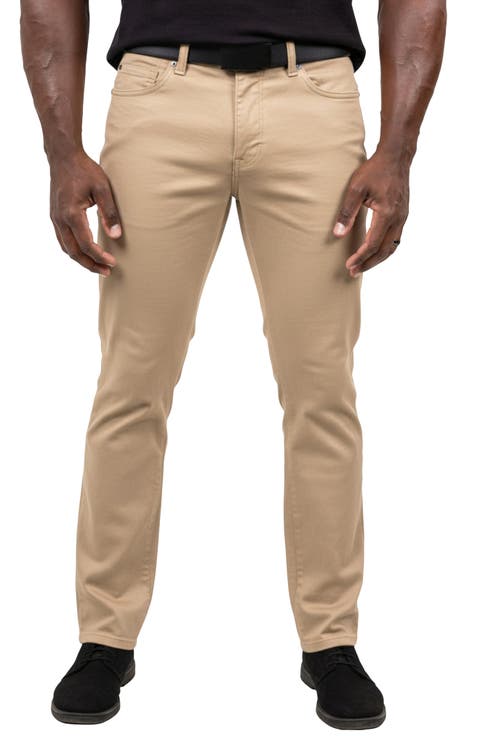 Marthyr001 Brown Slim Stretch 5-Pocket Pants
