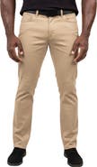 Maceoo Marthyr001 Brown Slim Stretch 5-Pocket Pants