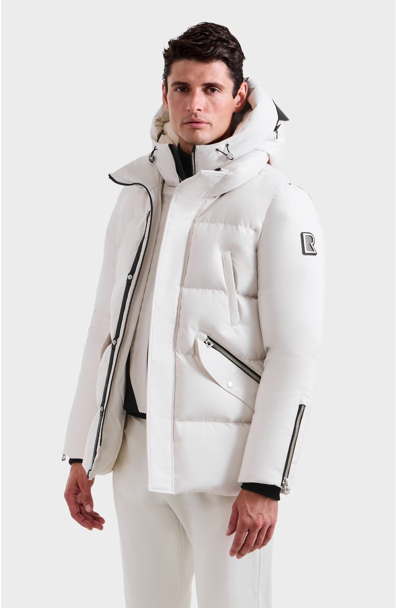 Rudsak Apollo Heritage Quilted Down Parka, Alternate, color, Vanilla