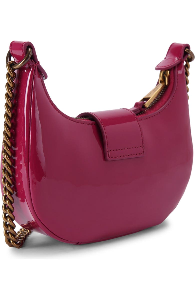 Kurt Geiger London Small Leather Chelsea Hobo Crossbody Bag, Alternate, color, Bright Pink